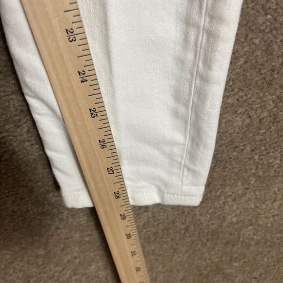 Everlane Skinny Jeans Womens Size 25 Bone High Rise Stretch‎ Japanese Denim NEW - Picture 10 of 13